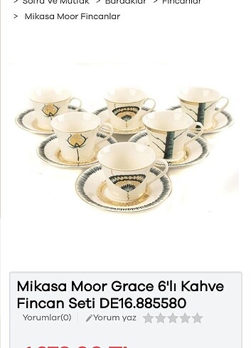 Mikasa Moor 1 adet fincan