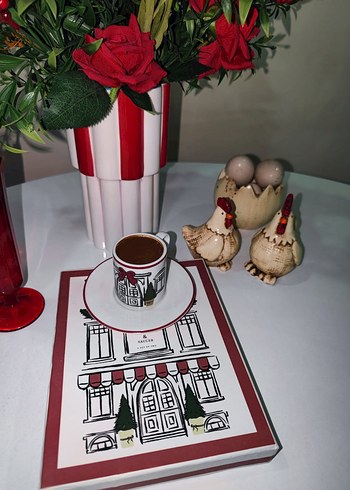  Beden Bordo Espresso Kahve Fincanı Seti