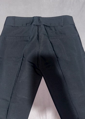 Siyah  Kadın Kumaş Pantolon - Görsel 4