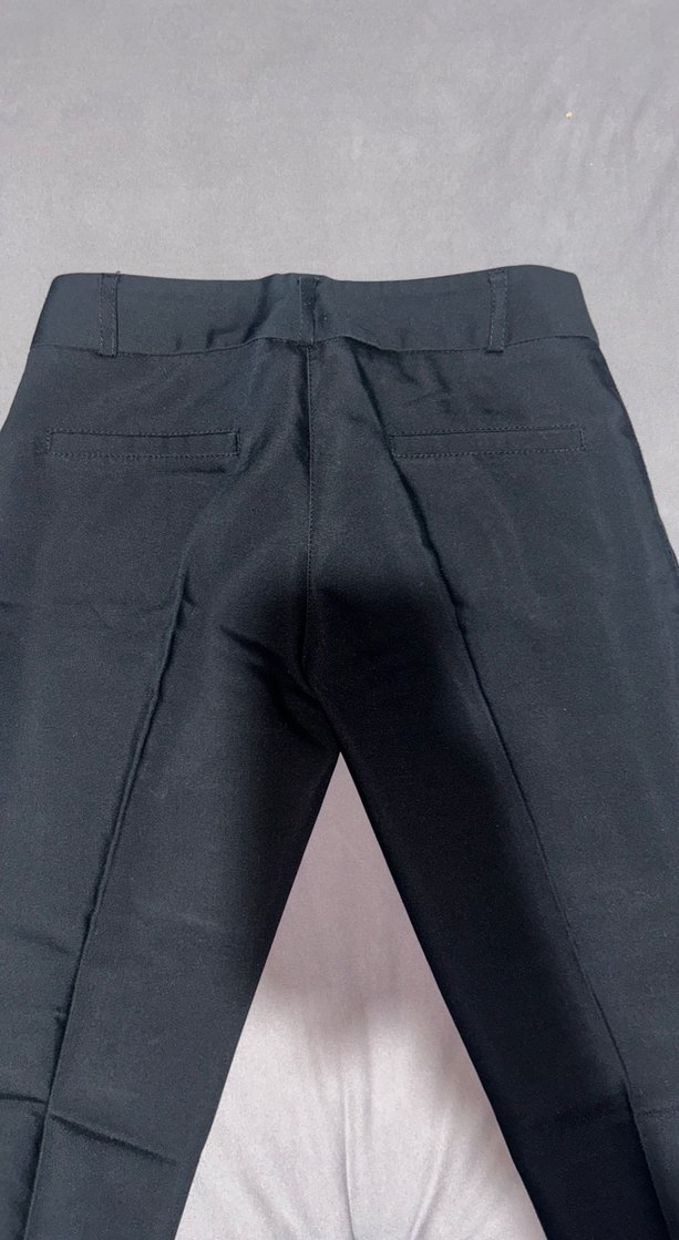 Siyah  Kadın Kumaş Pantolon - Görsel 4