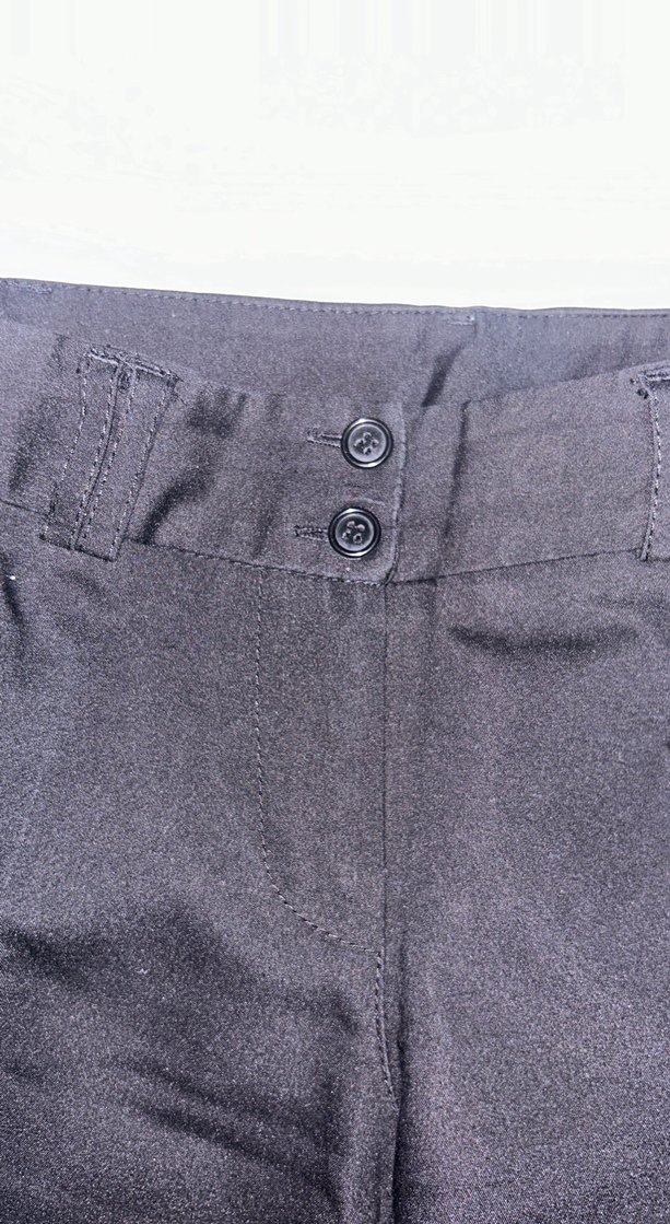 Siyah  Kadın Kumaş Pantolon - Görsel 3