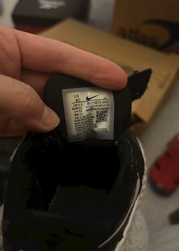 Siyah Erkek Çocuk Spor Ayakkabı Velcro - Görsel 4