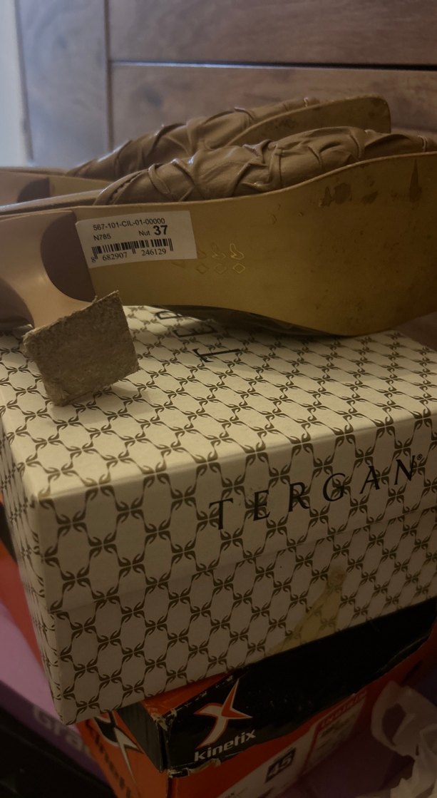 Vizyon topuklu kadın terlik ayakkabı - Görsel 3