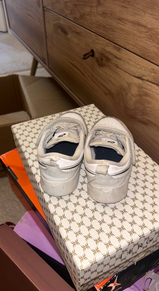 Beyaz Erkek Çocuk Nike Velcro - Görsel 3