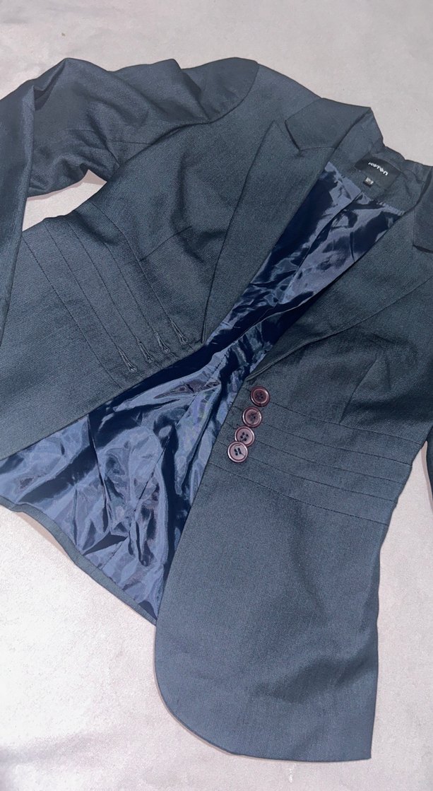 Kadın lacivert Blazer Ceket - Görsel 3