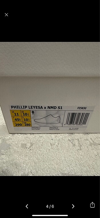 45 Beden çeşitli Renk Adidas Philip Leyesa&NMD S1