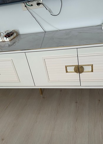 Veyron Beyaz TV Ünitesi - Görsel 2