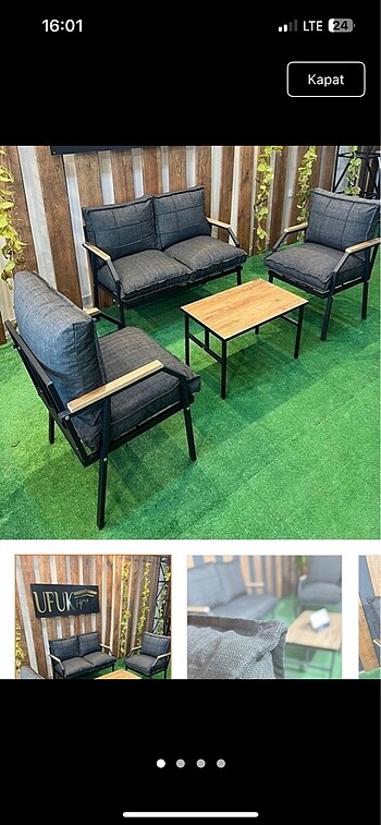  Beden Balkon takımı