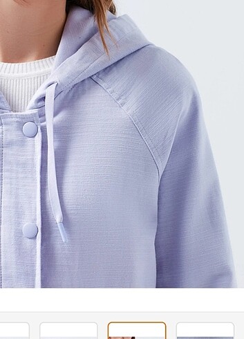 Mavi Jeans Mavi kapşonlu ceket