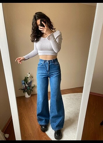 Wide leg kot pantolon 