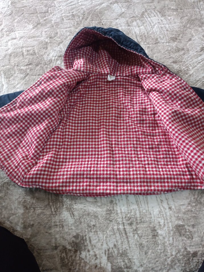 Kız Çocuk Lacivert Nakışlı Düğmeli Ceket - Görsel 5