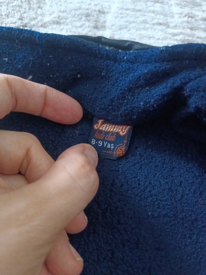 Kürk Detaylı Siyah çocuk Yelek - Görsel 3