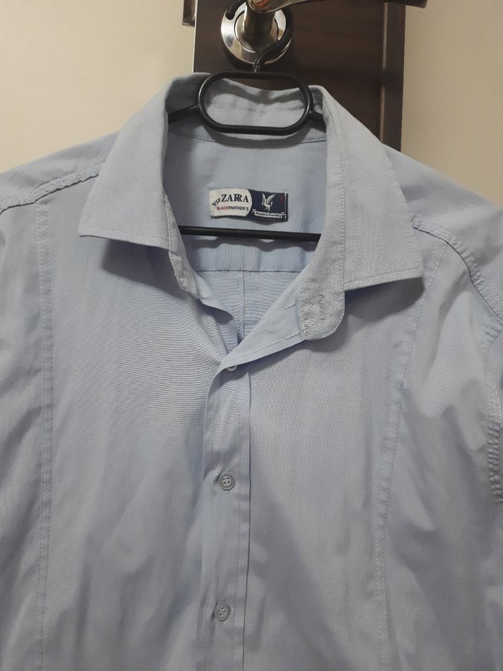 Mavi Erkek Uzun Kollu Gömlek - Görsel 2