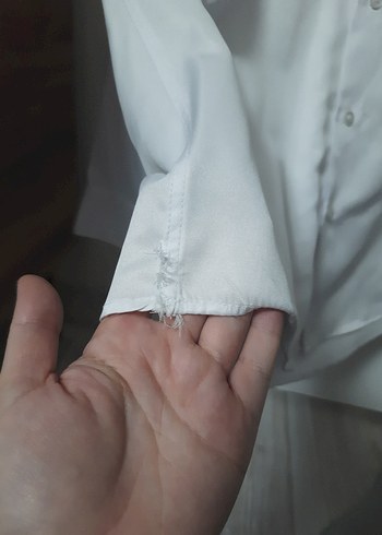 Erkek Beyaz Uzun Kollu Gömlek - Görsel 3