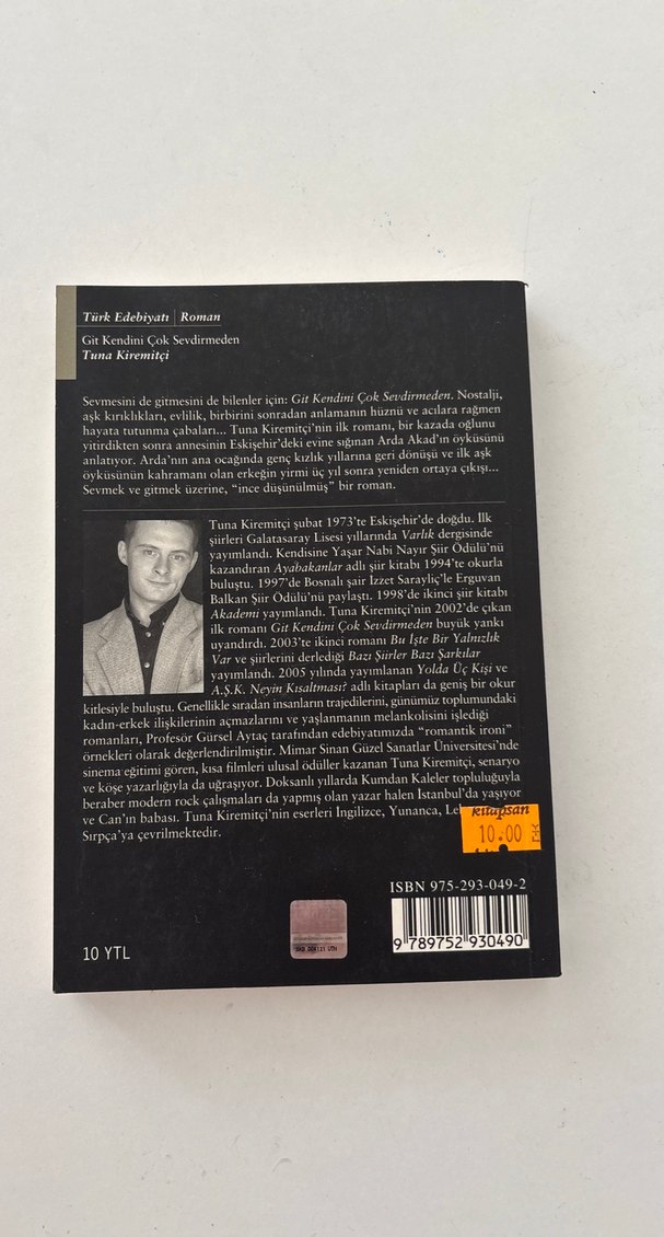 Git Kendini Çok Sevdirmeden - Tuna Kiremitçi - Görsel 3