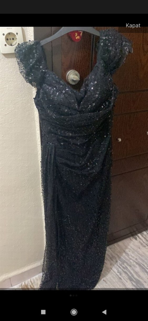 SiyahUzun Abiye Elbise - Görsel 3