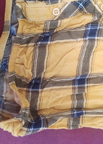 l Beden camel Renk Düğmeli, Uzun Kollu Kadın Keten Gömlek