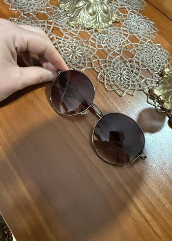 Kahverengi Kemer Detaylı Bohem Kadın Gözlüğü - Görsel 6