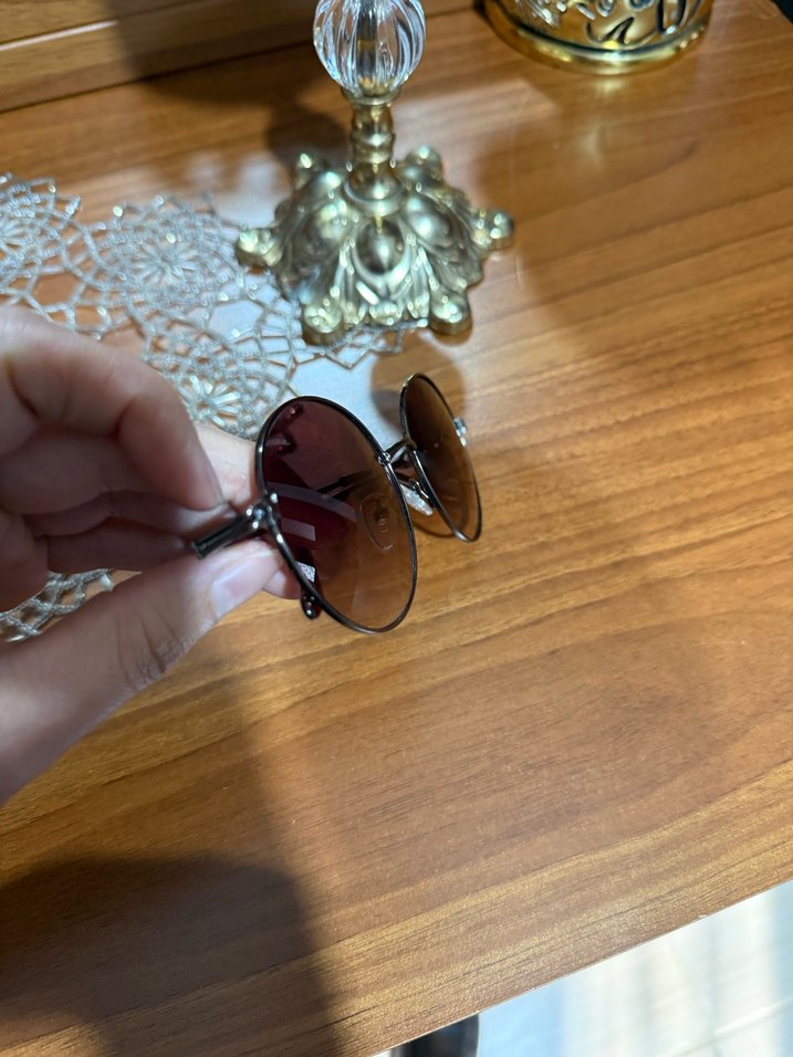 Kahverengi Kemer Detaylı Bohem Kadın Gözlüğü - Görsel 2