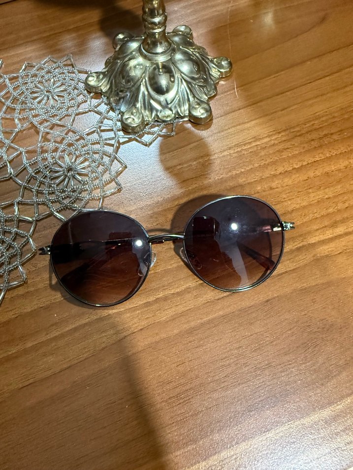 Kahverengi Kemer Detaylı Bohem Kadın Gözlüğü - Görsel 4