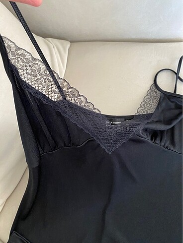 Zara askılı Bluz