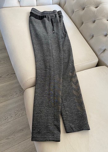 Hummel Gri Fermuarlı Unisex Eşofman Altı