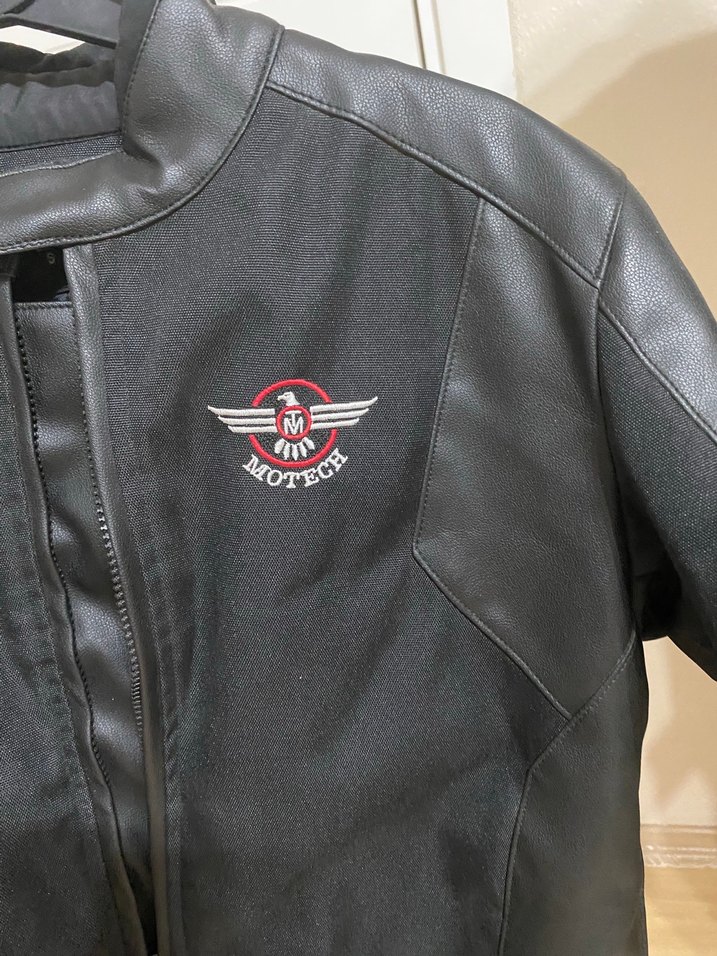 Siyah Deri Erkek Biker Mont - Görsel 3