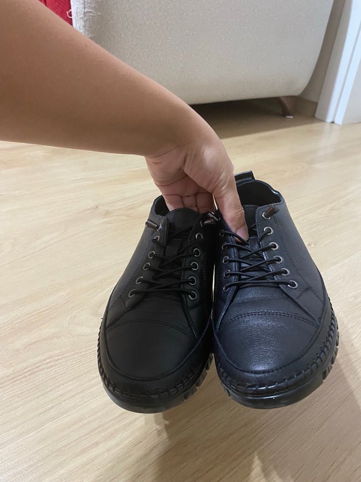 Siyah Minimalist Günlük Ayakkabı - Görsel 3