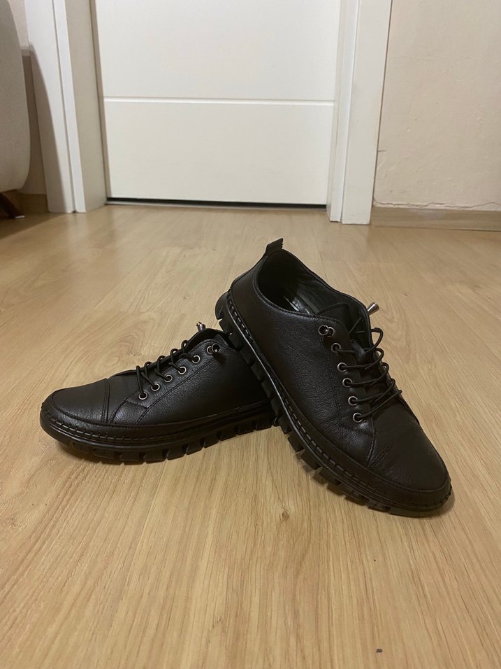 Siyah Minimalist Günlük Ayakkabı - Görsel 5