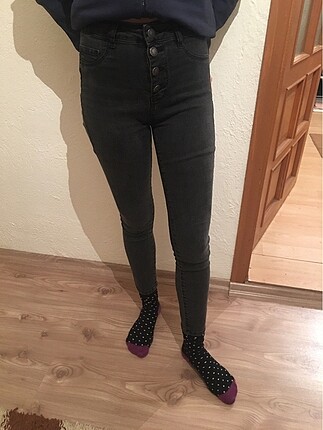 Koton düğmeli jeans