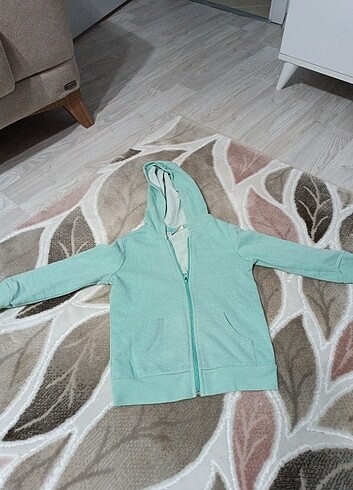 4 Yaş Beden turkuaz Renk LCW kapüşonlu sweatshirt