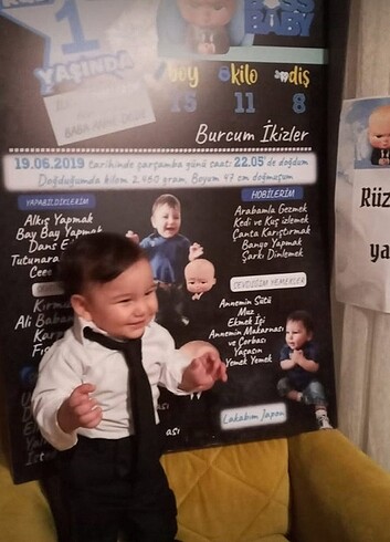 1 Yaş Beden siyah Renk ERKEK BEBEK SIYAH TAKIM ELBISE
