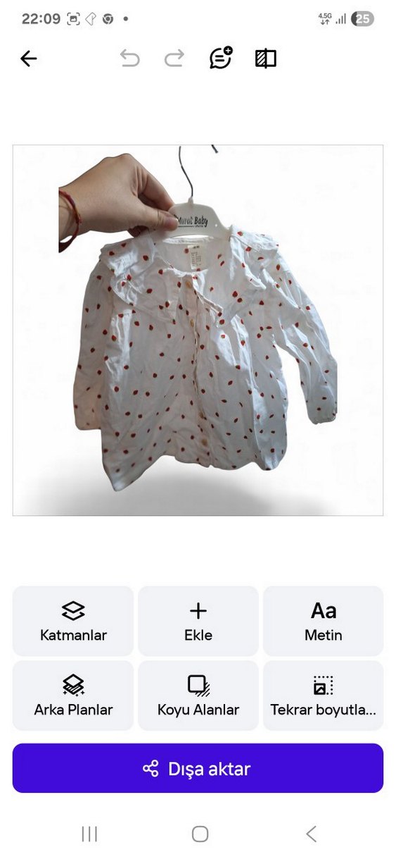 Beyaz Kız Çocuk Fırfırlı Pamuklu Gömlek - Görsel 3