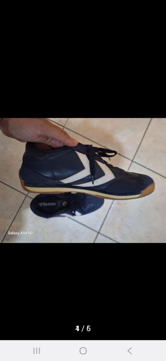 Kadın /Erkek Unisex Lacivert Hummel Spor Ayakkabı - Görsel 3