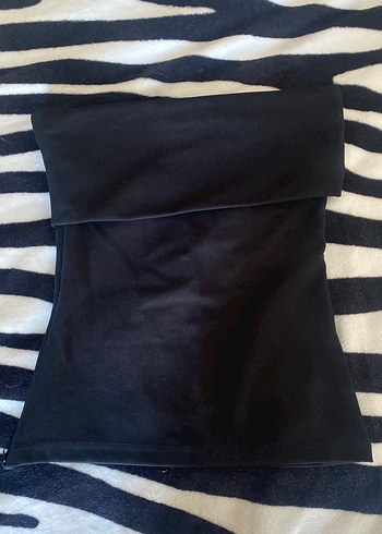 Siyah, Büzgülü Midi Korset - Görsel 2