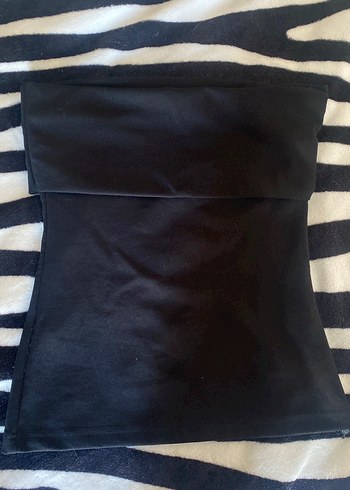 Siyah, Büzgülü Midi Korset - Görsel 3