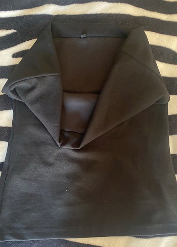 Siyah, Büzgülü Midi Korset - Görsel 4