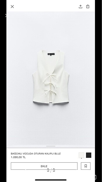 36 Beden Zara bluz