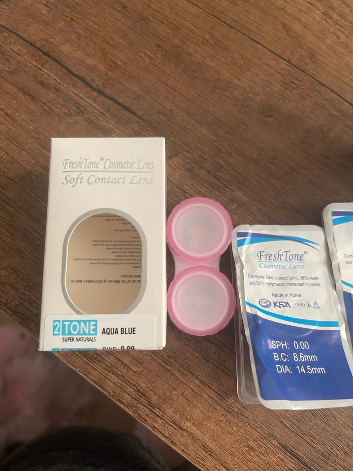 Freshtone 2tone Aqua Blue - Mavi Lens - Görsel 2