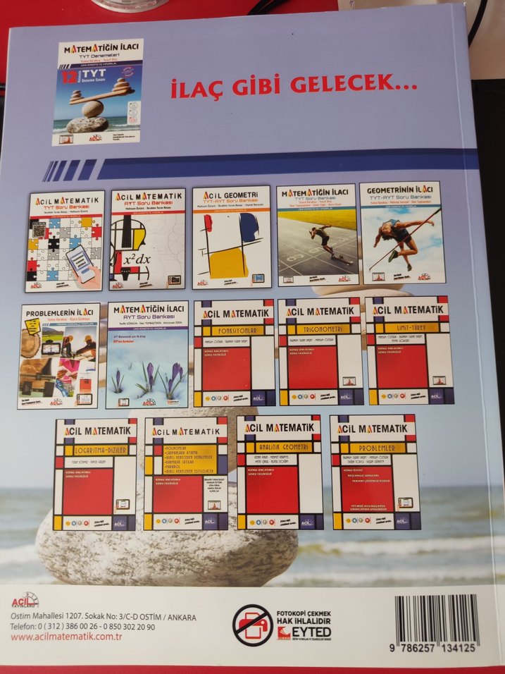 Matematiğin İlacı TYT Matematik Denemeleri Kitabı - Görsel 2