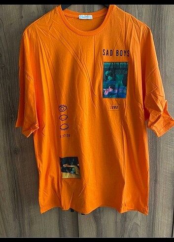 Oversize baskılı T-shirt