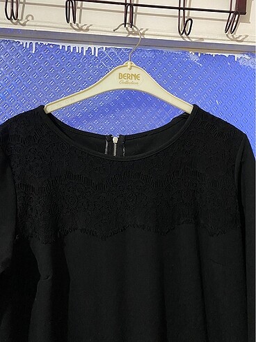 Dantel detay elbise - Görsel 2