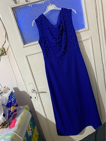 Saks mavisi abiye - Görsel 2