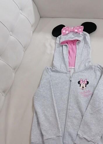 H&M Kız çocuk Mickey Mause desenli hırka (kapşonlu) # # ##