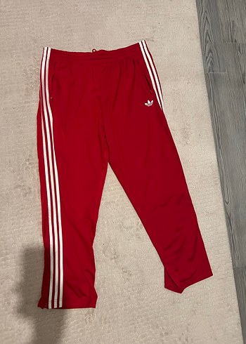 Adidas Kirmizi Adidas Uc Cizgili Spor Esofman Alti