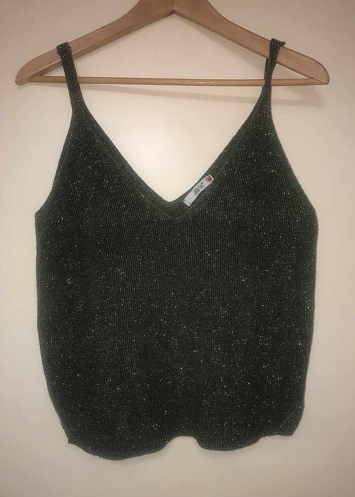 Dilvin ışıltılı bluz - Görsel 4