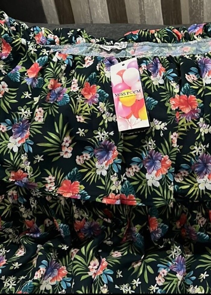 Miss Poem çiçekli elbise - Görsel 2