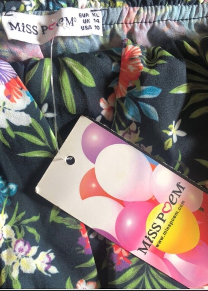 Miss Poem çiçekli elbise - Görsel 3