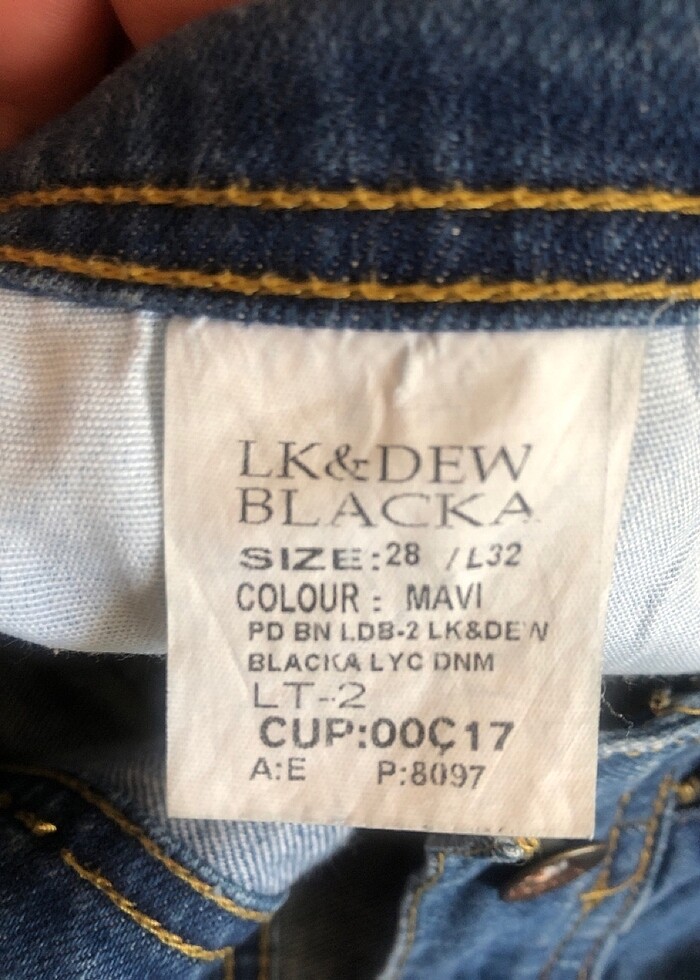 Jean şort - Görsel 4