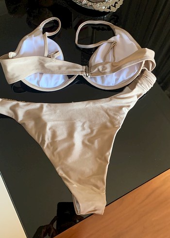 Kendinden hafif ışıltılı bikini takım - Görsel 4